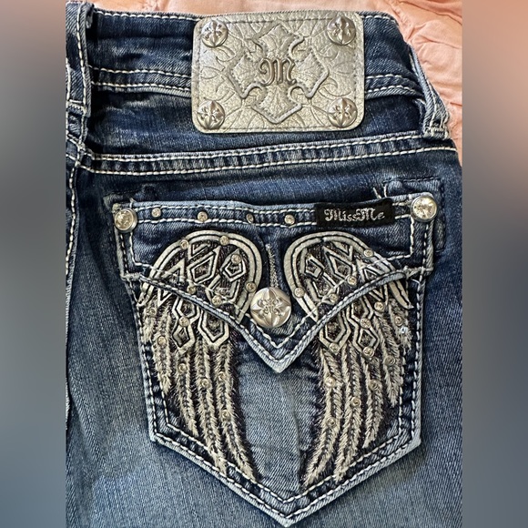 Women’s Miss Me Signature Bootcut Winged Pocket Stretch Jean Size 25. - Picture 5 of 6